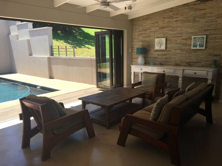 Relax while keeping an eye on the pool