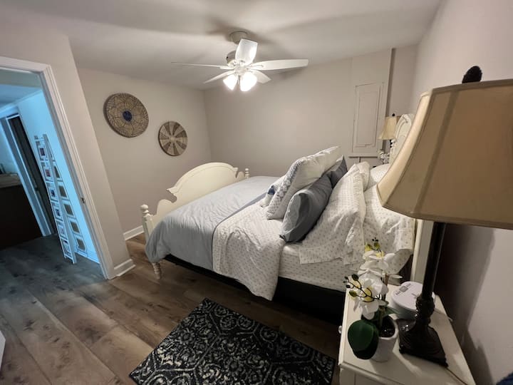 Bedroom #4 includes a King bed located on terrace level. 