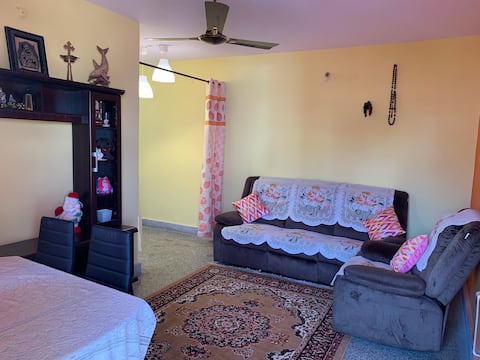 SHALOM, a furnished, peaceful home for a family.