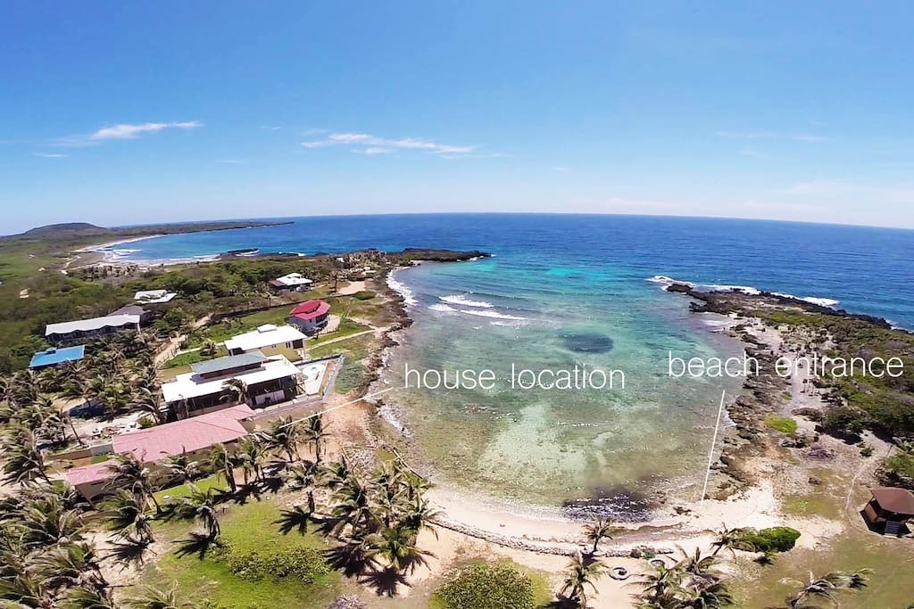 The villa is one of only 5 homes on the prestigious paradise cove.