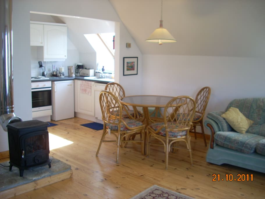 living-room/ kitchen