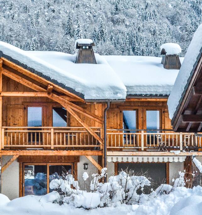 Terrace in winter
