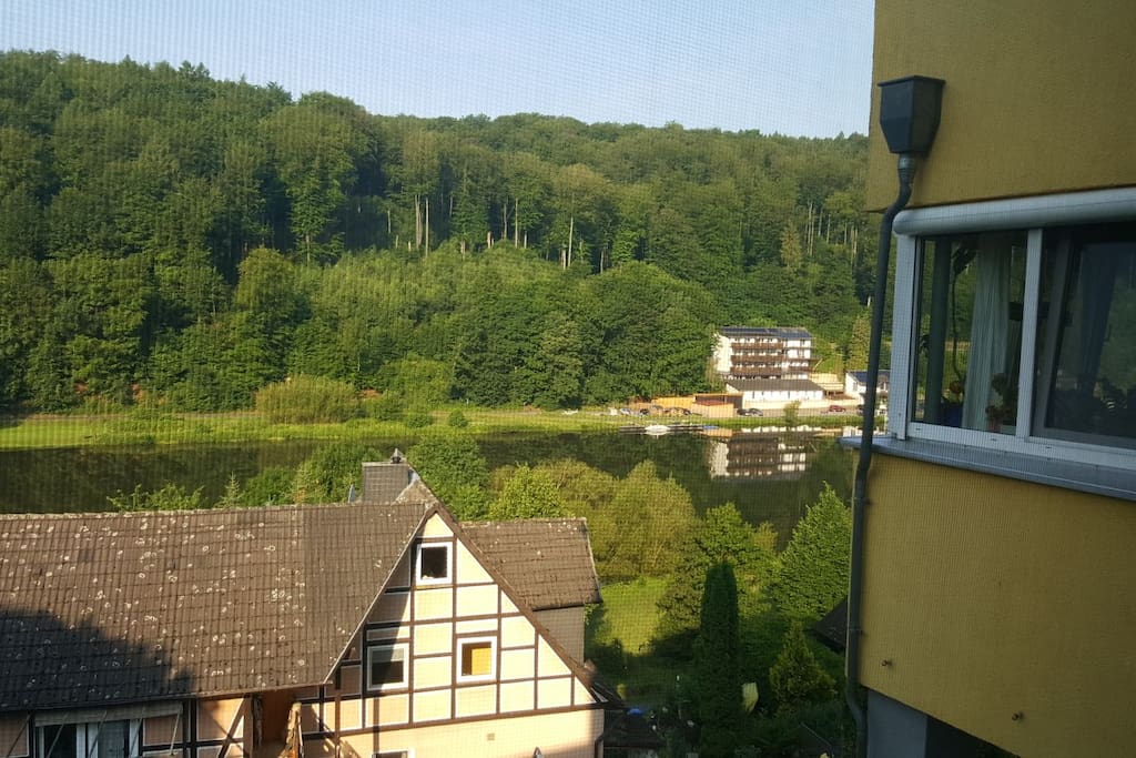 Ausblick aus Gästezimmer