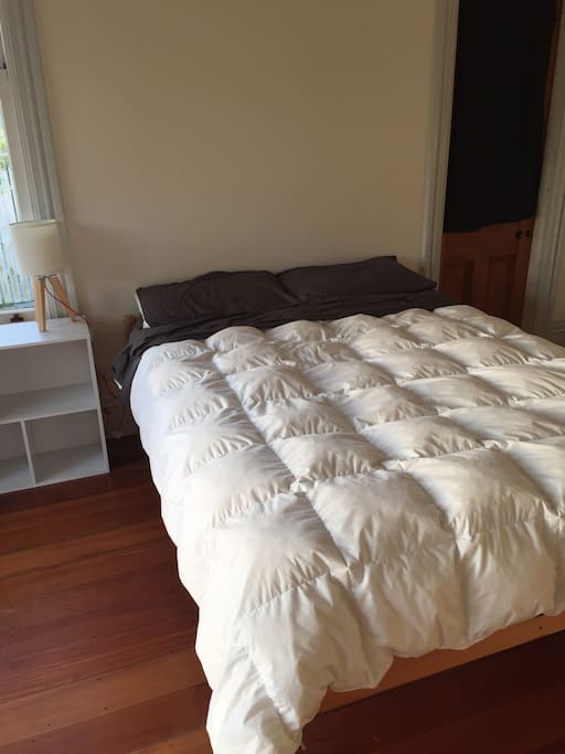 Double bed in the room