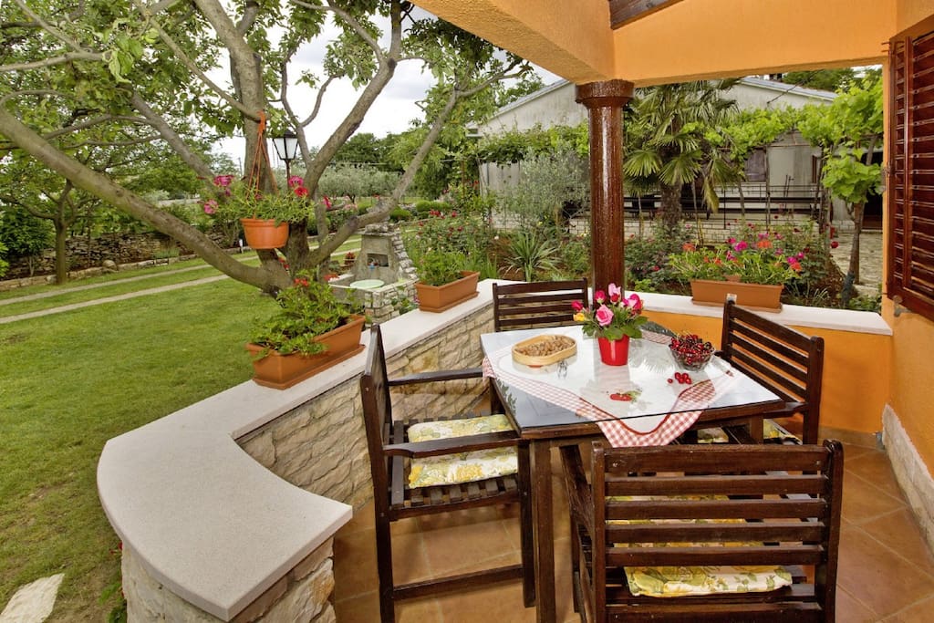 Covered terrace