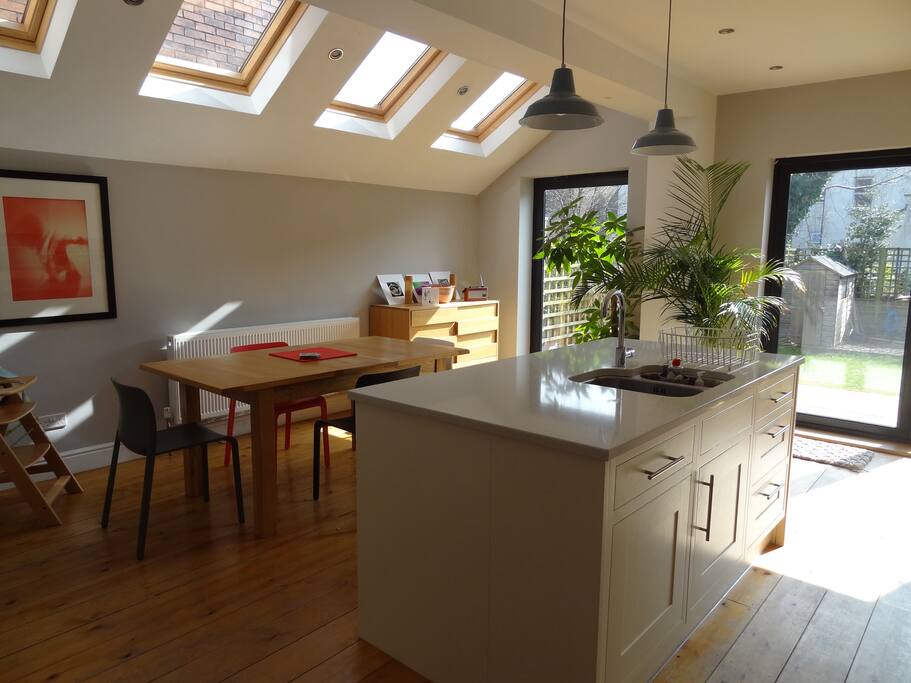 Kitchen 2. Love when the light hits it in the early afternoon.