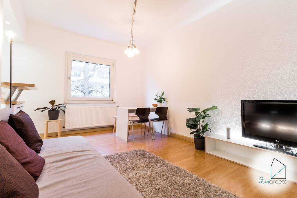 On the cozy sofa you can relax in the evening and watch some TV.