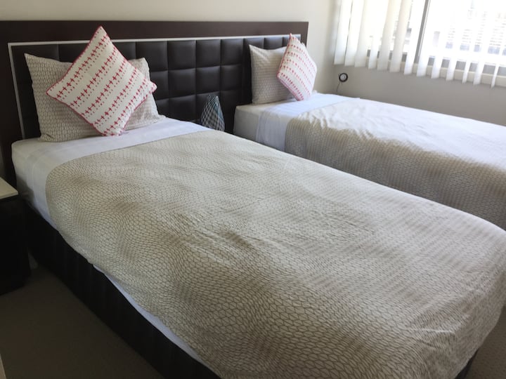 These are two single beds that can be combined into a king-size bed. Please let us know if you need it.