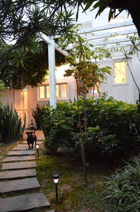 Jardim tranquilo para relaxar...