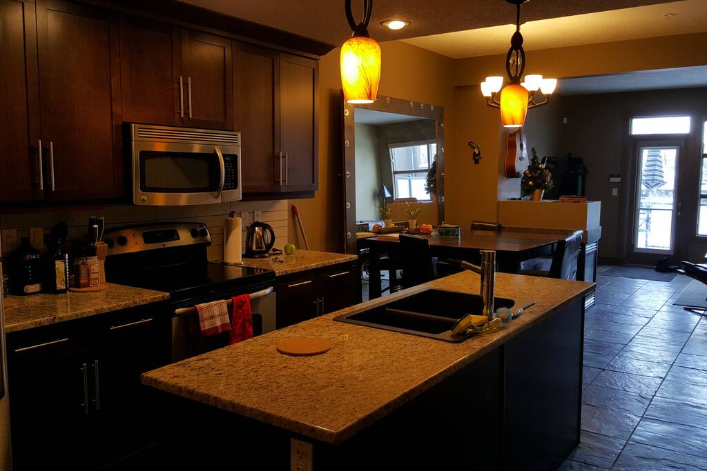 Kitchen and main living area