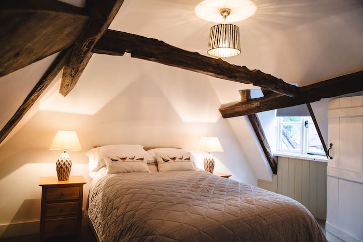 The second bedroom - sleep in comfort amidst the rooftops of Tewkesbury