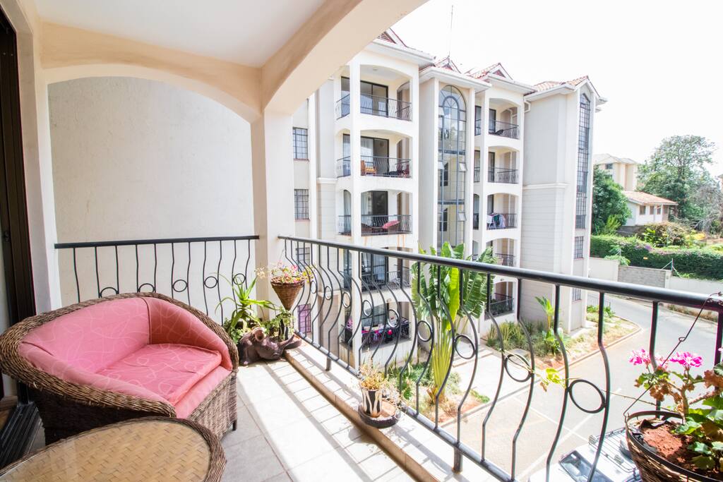 Balcony with a magnificent view.