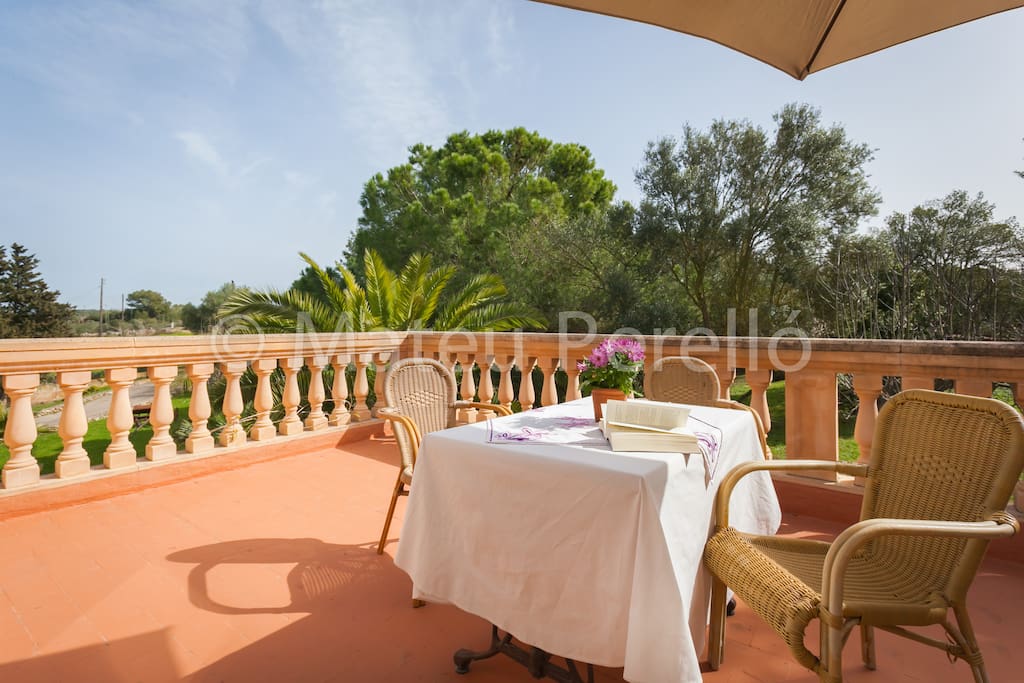 Upper terrace