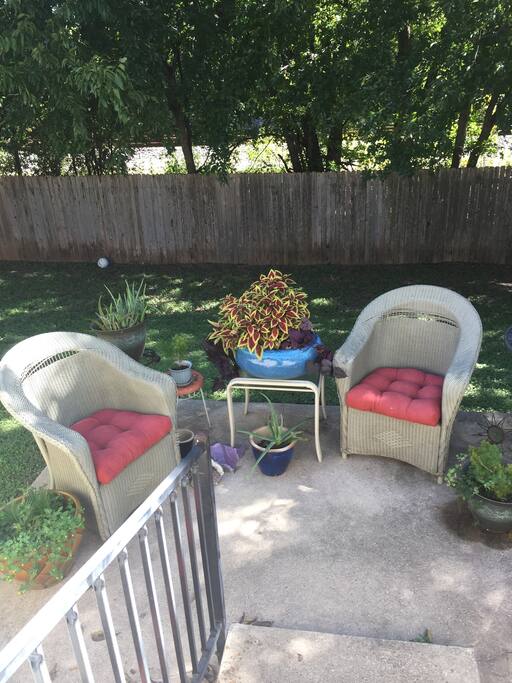 Patio last fall.