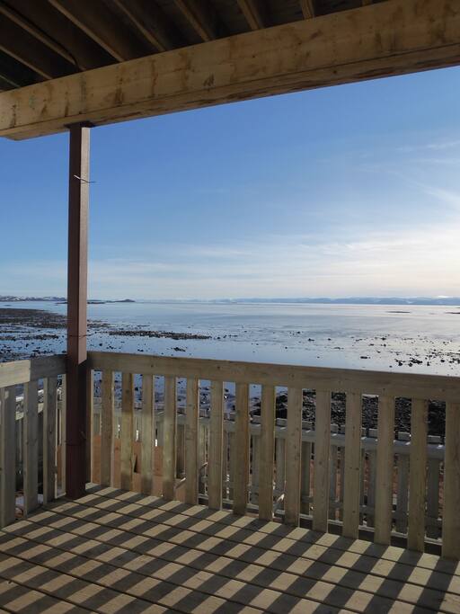 Ocean view from the deck