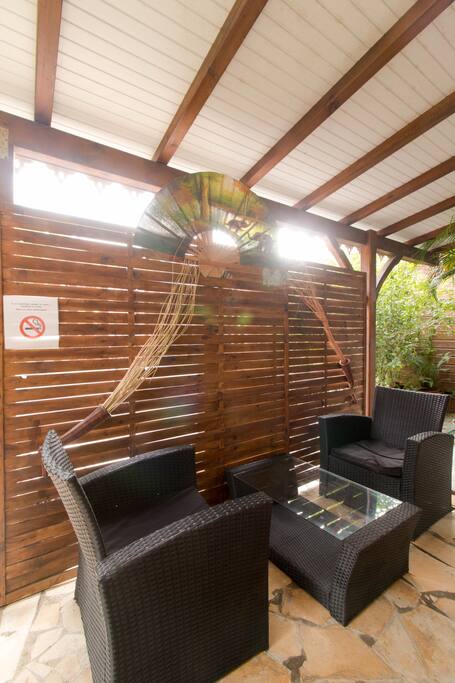 La terrasse privée pour vos cocktails dinatoires.