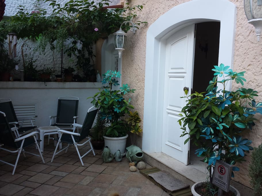 Entrada interna casa duplex