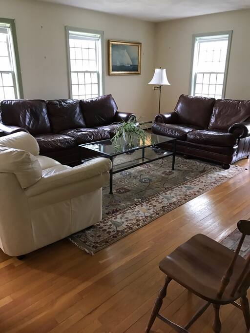 Leather Living Room