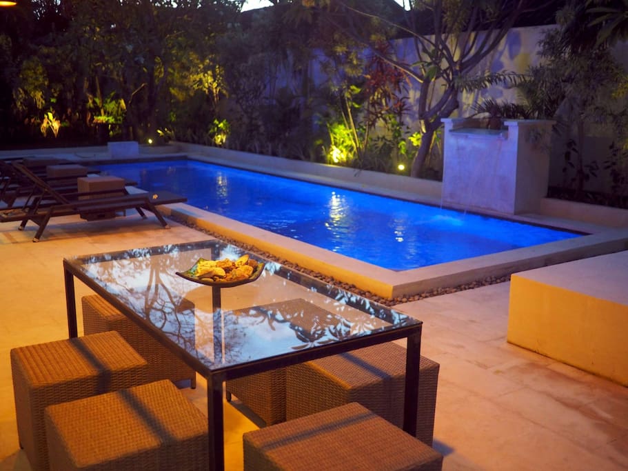 It's always sunny (hot) in Bali, having your own private pool is a must.