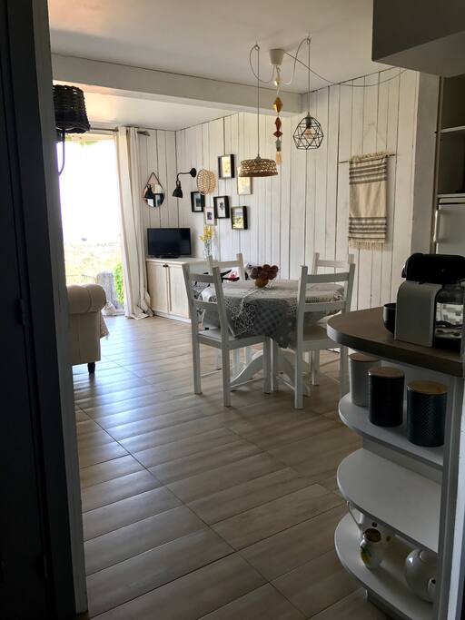 Séjour , pièce à vivre , vue mer, accès terrasse..