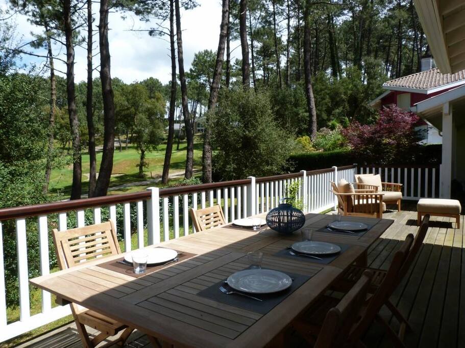terrasse vue sur golf