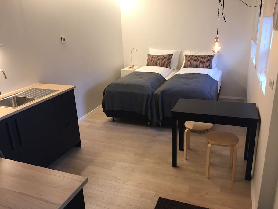 Setup with beds toghether