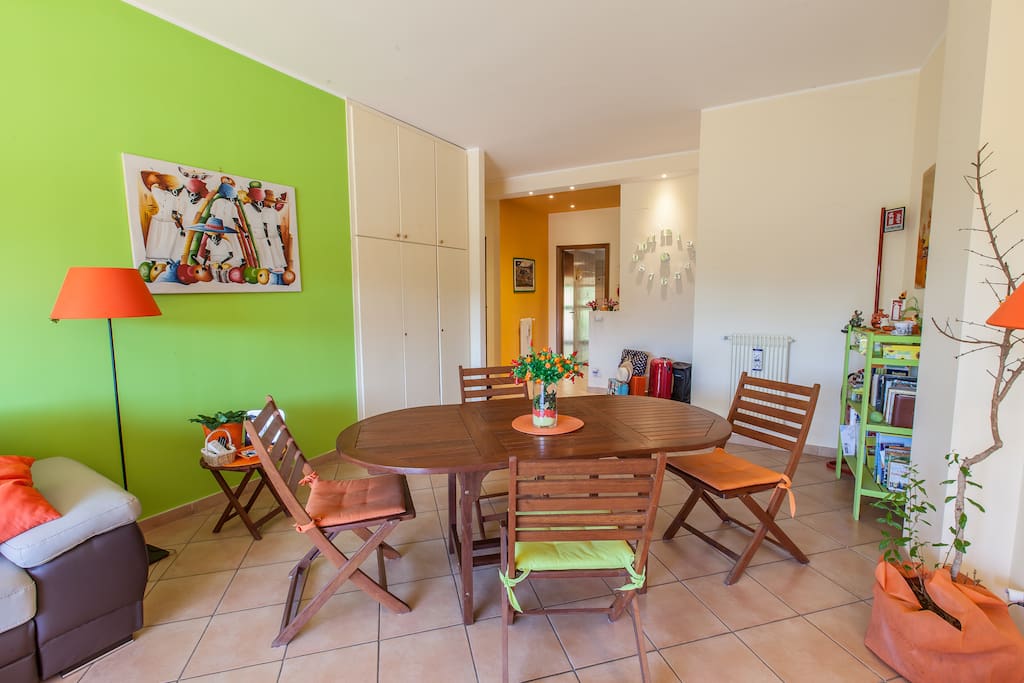 soggiorno del B&B My Rome per 1
