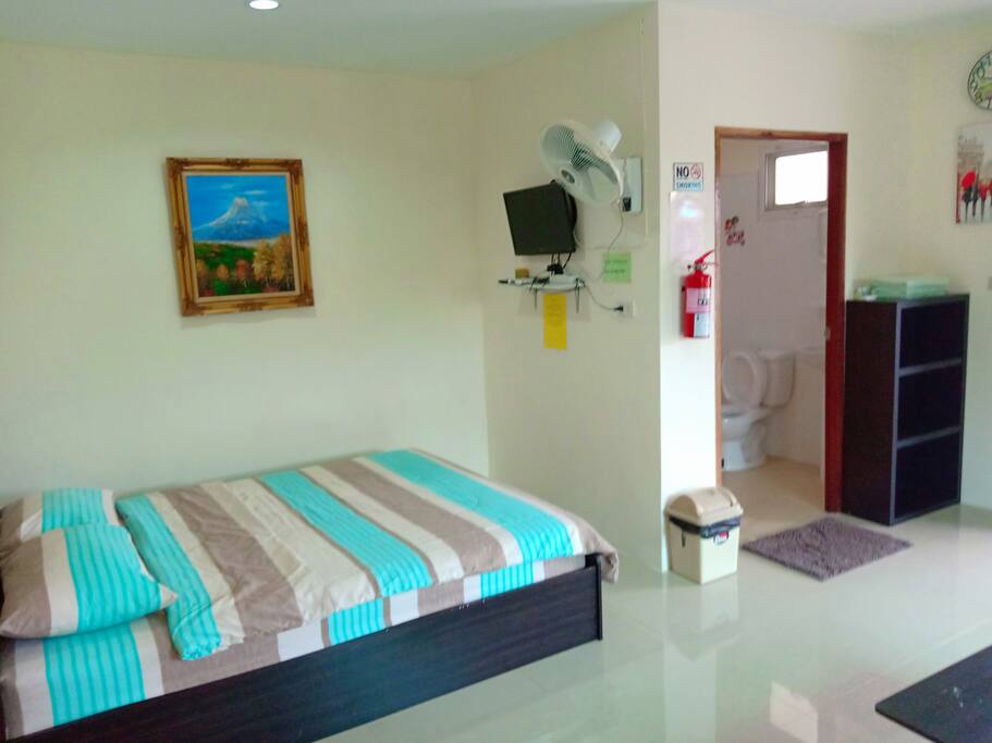 The Room is spacious and has onsuite