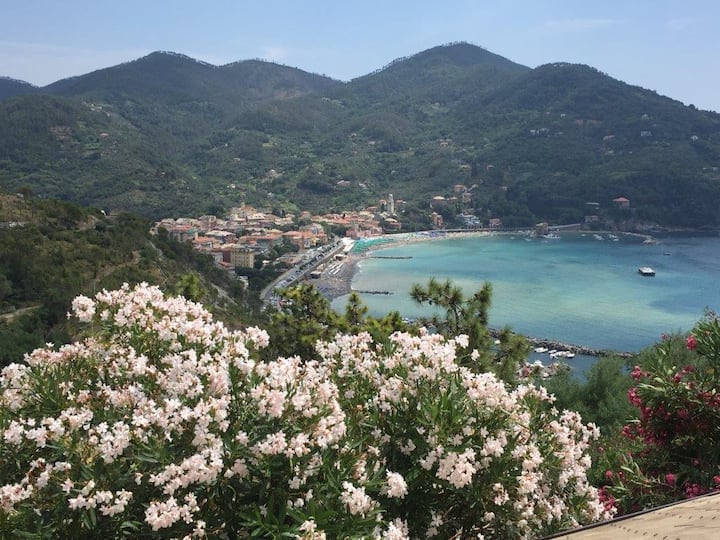 Herrliche Wohnung Am Golf Von Levanto Mit Meerblick - Bonassola