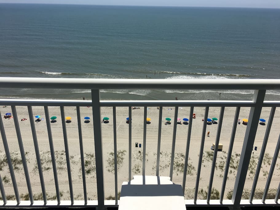 Oceanfront view from Balcony