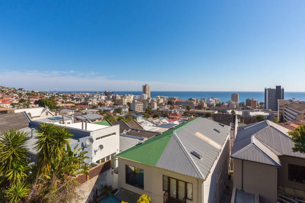 View from the apartment and balcony