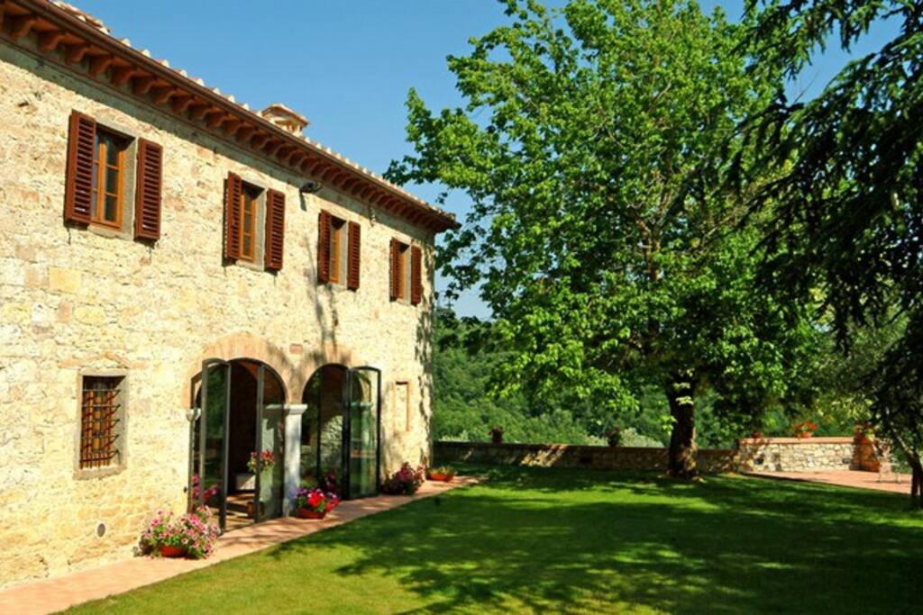 La villa e il giardino