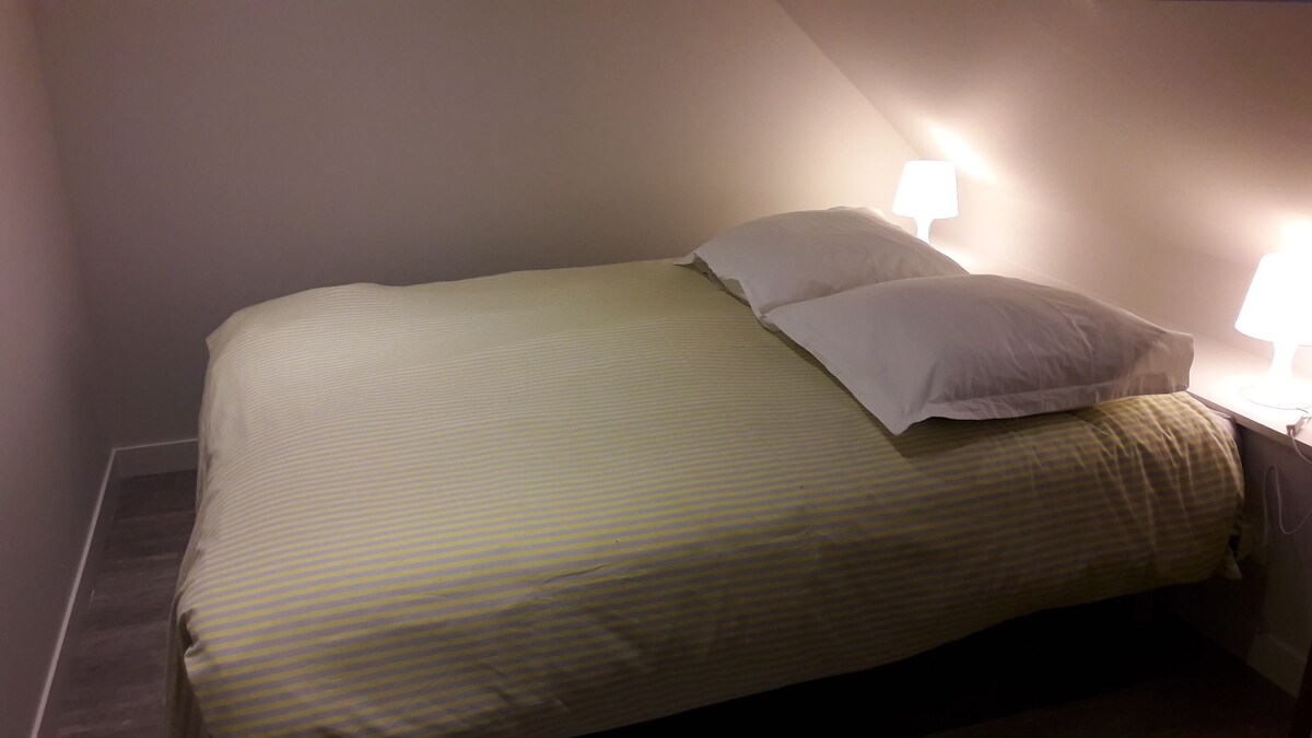 Chambre 1 :
Lit double