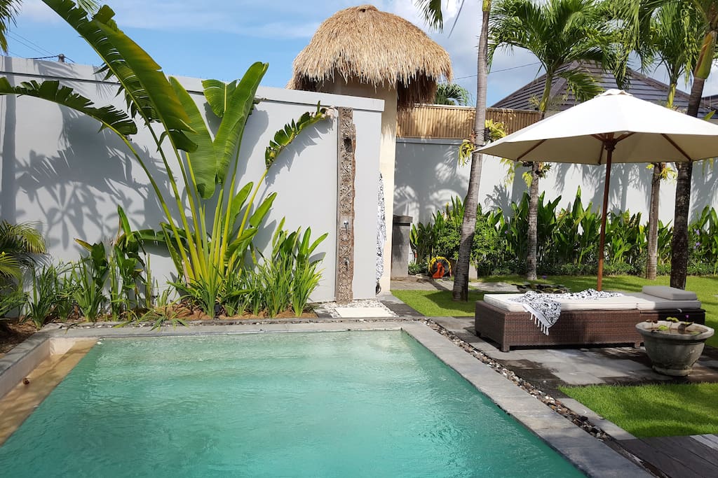 The beautiful pool to cool off and enjoy the sun