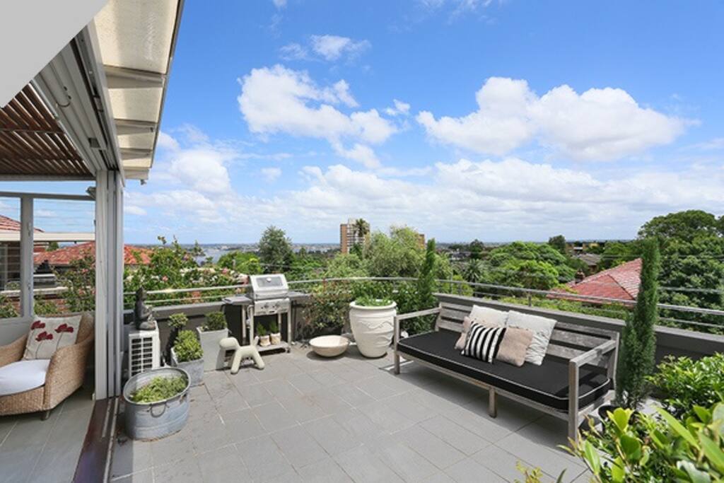 Relax on the sunny terrace