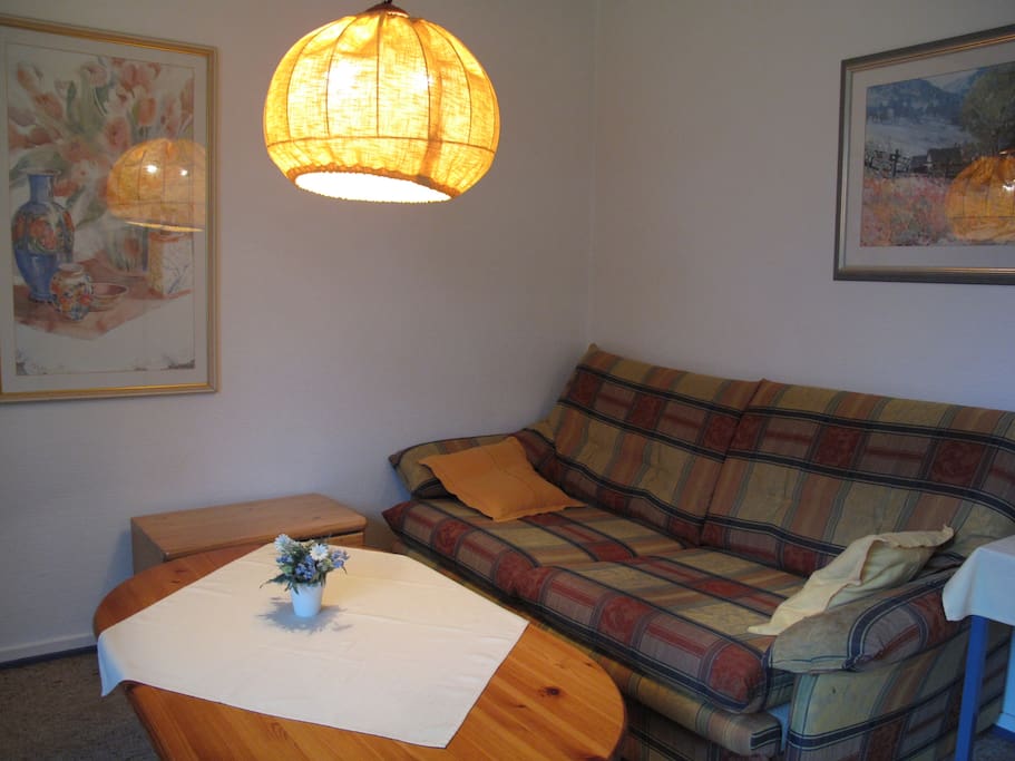 Blick ins Wohnzimmer