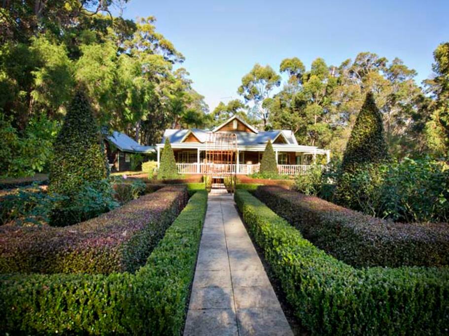 Beautiful landscaped gardens