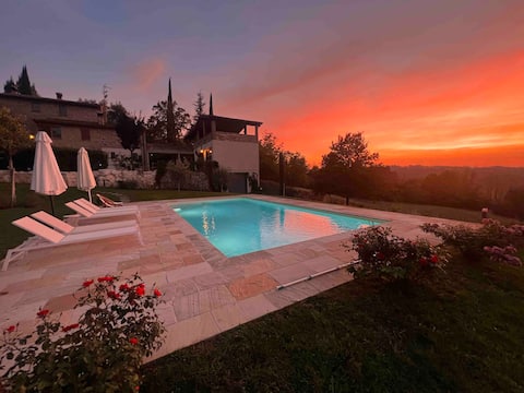Villa in Castell'Arquato with Pool - Cascina Leolo