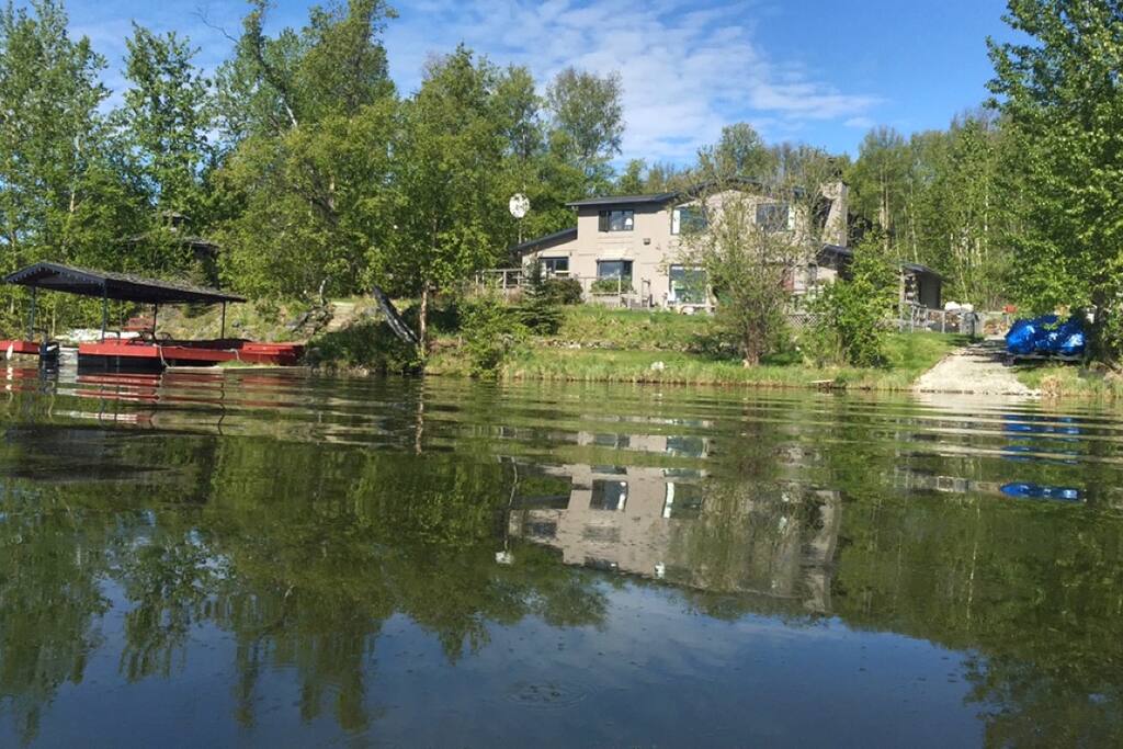 House view from one of the available kayaks