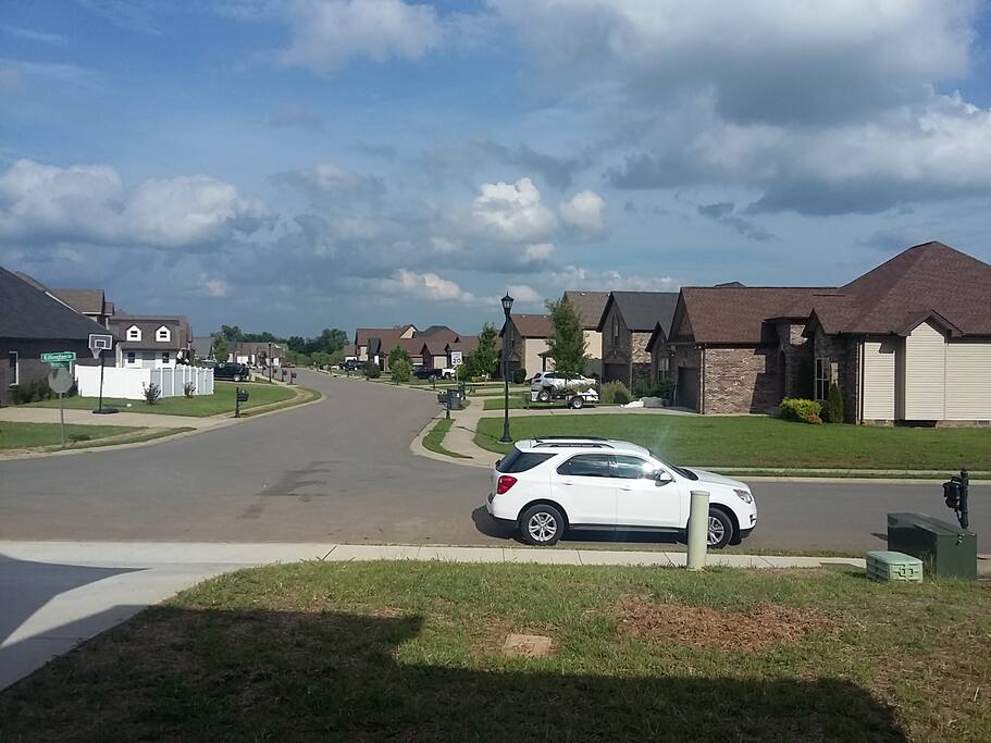 View from the front porch. More photos to come soon