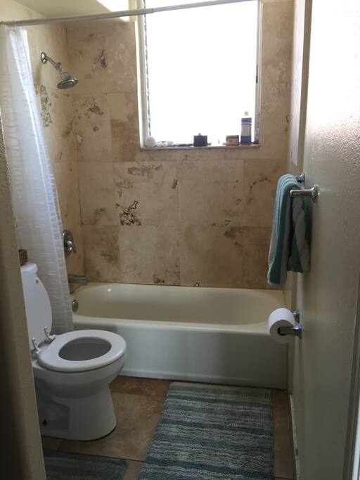Bathroom with tub