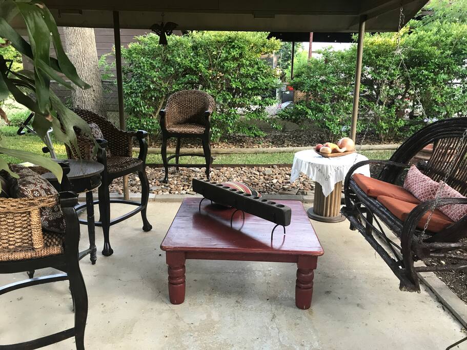 Enjoy some beautiful time on the connected patio