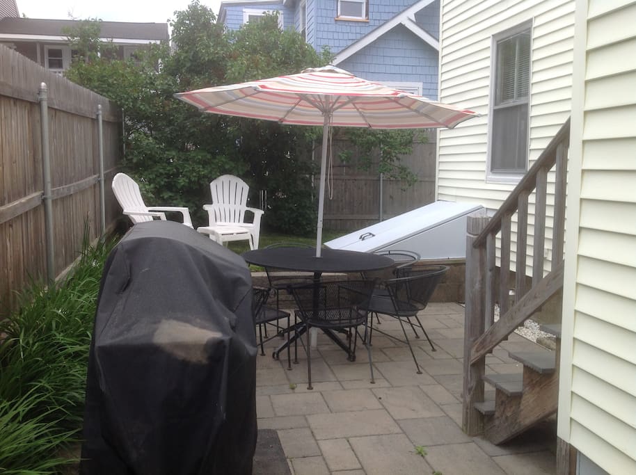 Private back yard and patio