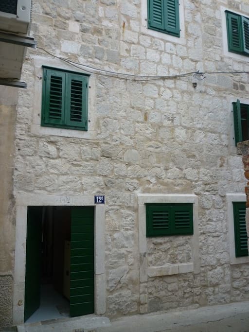 The house entrance