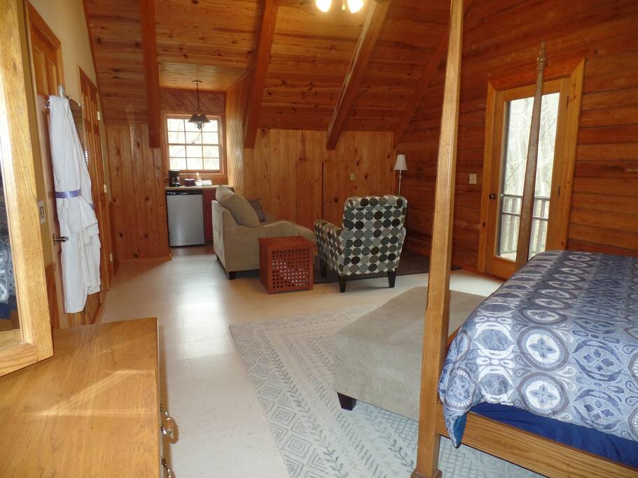 Spacious Master with private Balcony & En-suite.