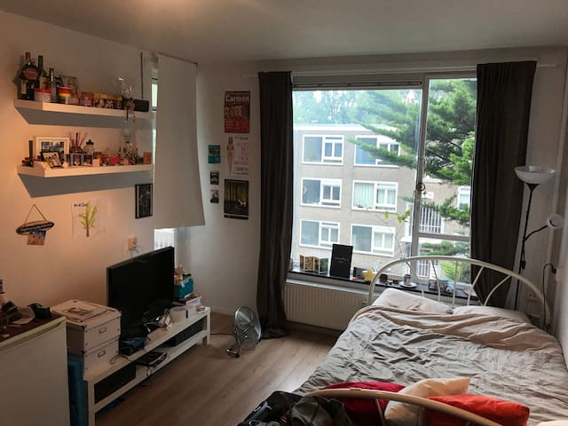 Spacious Room + Balcony in Amsterdam East