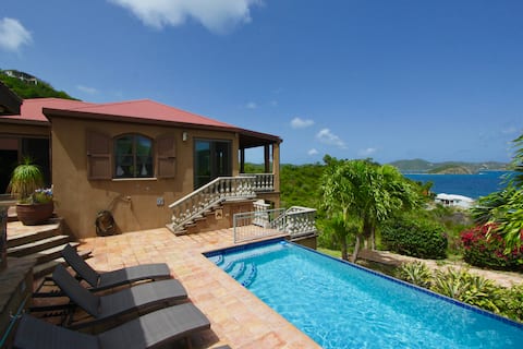 Surf Sounds and Big Views from this Pool Villa