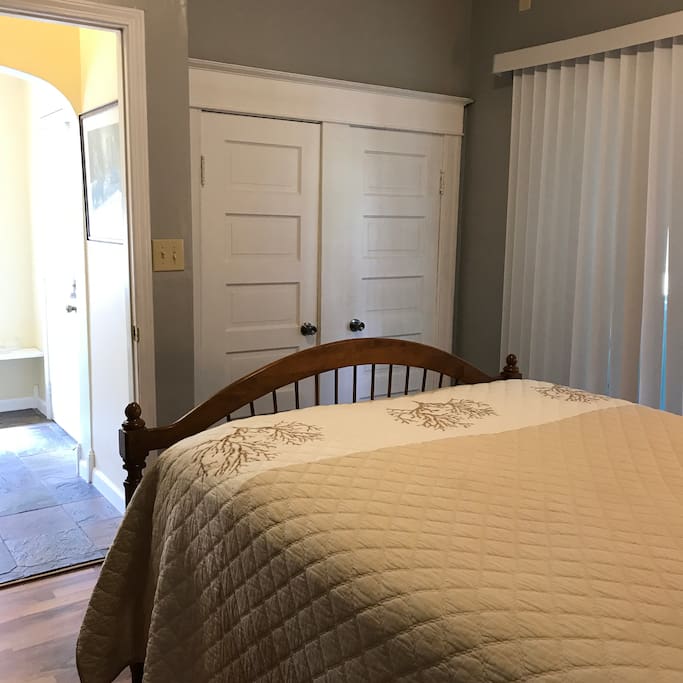 Bedroom 1 with queen bed