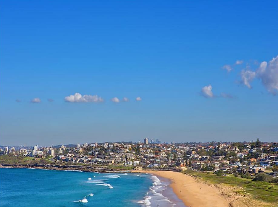 View to Manly and Curl Curl Beach