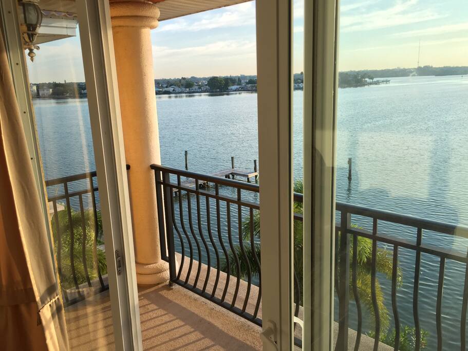 Master bedroom private balcony